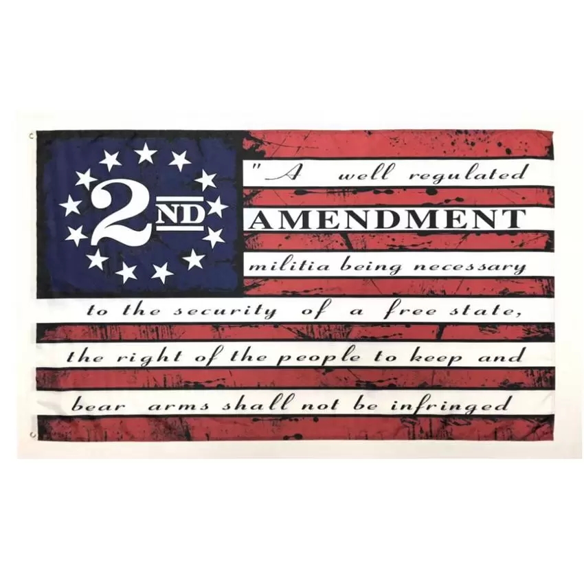 

3x5Ft 2nd Amendment American Flag 90cm*150cm Polyester Banner