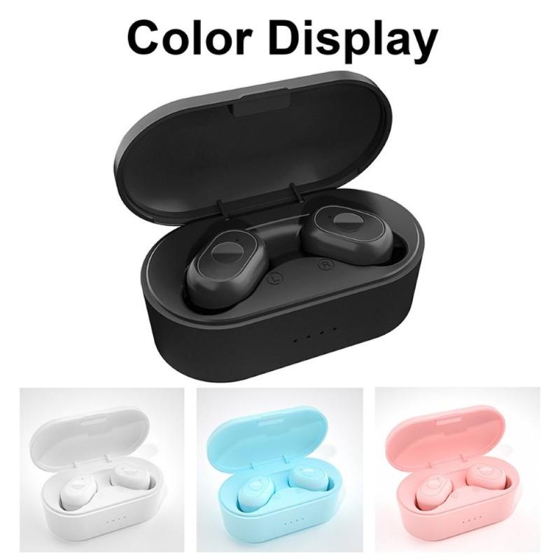 

Y80 TWS Bluetooth 5.0 Wireless 6D Stereo Noise Reduction Earphones for Phones Low Lag Mode Gaming Headset With Mic, Blue