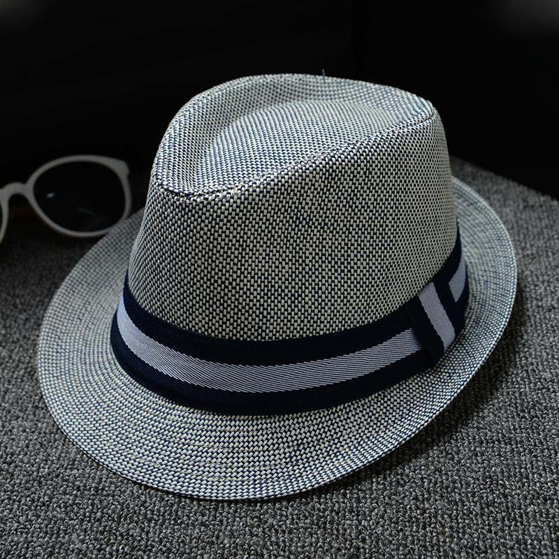 

Summer Comfortably Panama Hat Men Gentleman British sunhat Handsome Cap