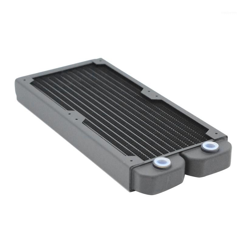 

FREEZEMOD TSRP-TW240 240mm Computer Water Cooling Copper Radiator 14 Flat Tube Single Layer Copper Fin for 12cm Fan for Cpu Heat1