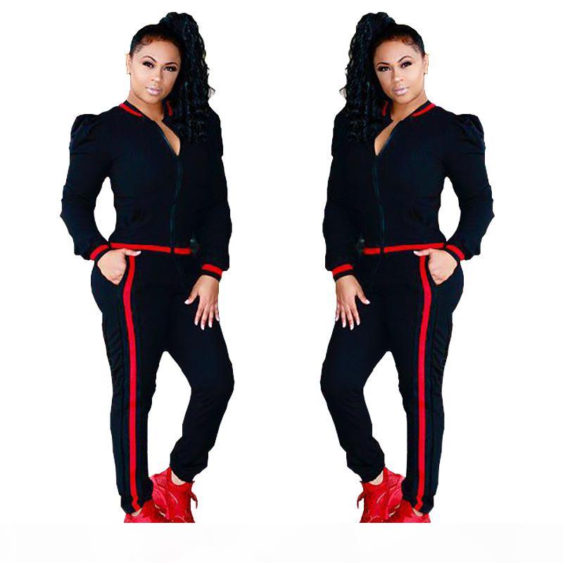red jogging suit womens