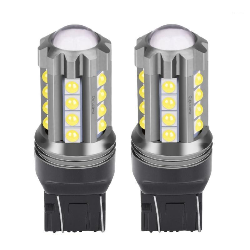 

2PCS 2020 NEW T20 7443 W21/5W Super Bright LED Car Tail Brake Bulbs Auto Rear Parking Lamp Turn Signals Daytime Running Lights1, As pic