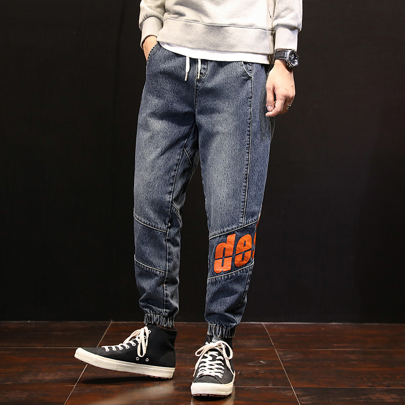 

2021 New Hip Hop Design Brand Jeans for Men's Straight Fashion Distressed Moto Bike Vintage Jean Plus Size C5a8, 6011 1