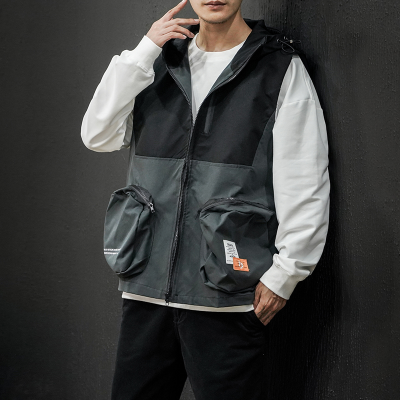 

2021 New Autumn Spring Clothes Sleeveless Jacket Vest Thin Photo Size 5xl 6xl 7xl WNH3, Mjb316