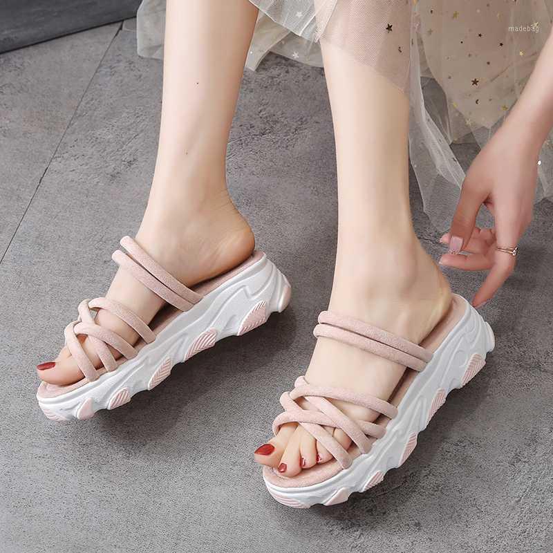 

Women Rome Sandals New Summer Hot Retro Wedges Gladiator Non-slip Slippers Ladies Party Office Shoes Beach Sandals Slides1, Pink