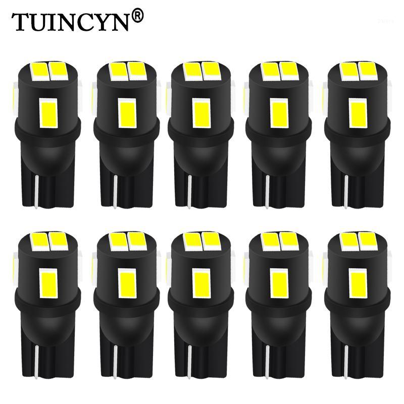 

TUINCYN 10x T10 W5W Led Bulb 194 168 Auto Led Bulb Car Interior Dome Reading Lamp License Plate Light Clearance 6000K White 12V1, As pic