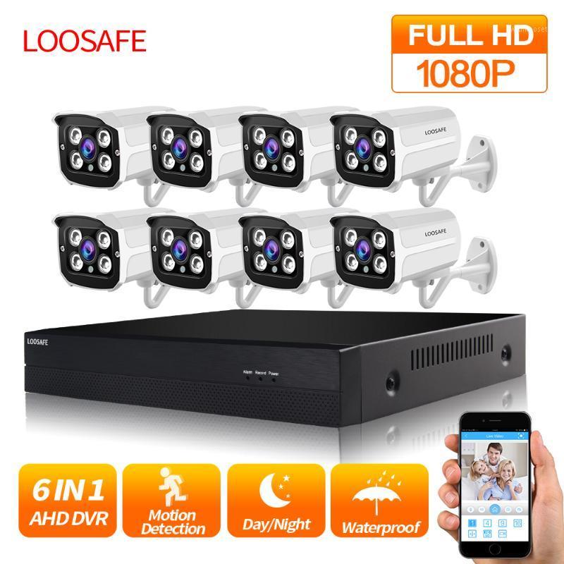 

LOOSAFE 8CH CCTV Camera Security System AHD DVR Kit 1080P IR Night Vision Outdoor CCTV Camera P2P Video Surveillance kit1
