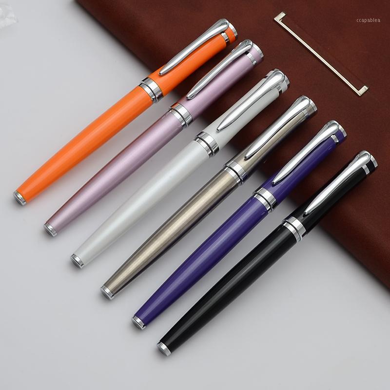 

ROLLER BALL PEN BAOER LUXURY OFFICE SCHOOL GEL PEN PURPLE BLACK BLUE WHITE 6 COLORS FOR CHOICE1