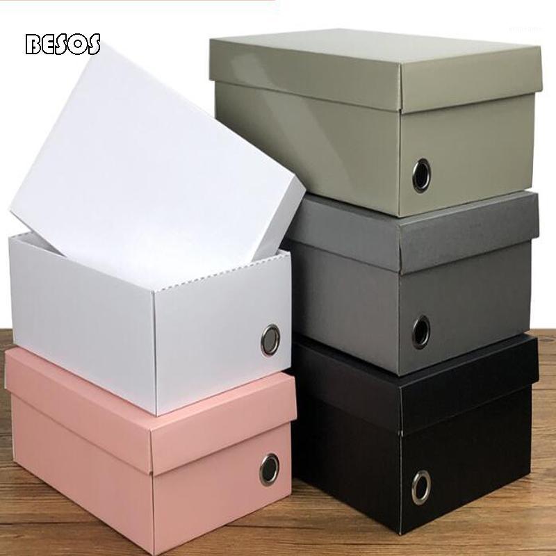 

wholesale Pure Large Gift Box Mall Activities Family Storage Party Holiday Sports Shoes Sandals Short Boots Etc Paper Shoe Boxes1