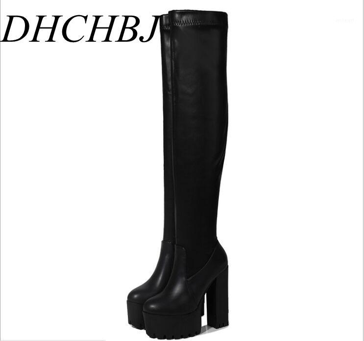 

European and American over the knee boots 15 cm super high heel long boots 2020 new stovepipe women's fashion elastic boot1, A1