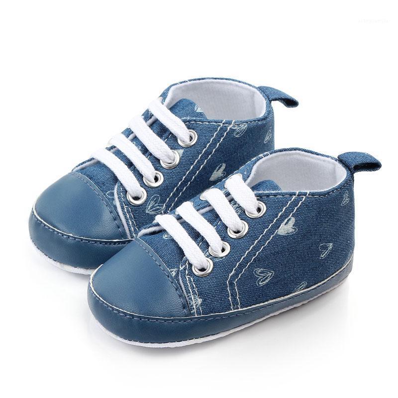 

Baby First Walkers Heart Print Soft Sole Shoes Baby Sport Shoes Toddler Brand Kids Sneakers 12101