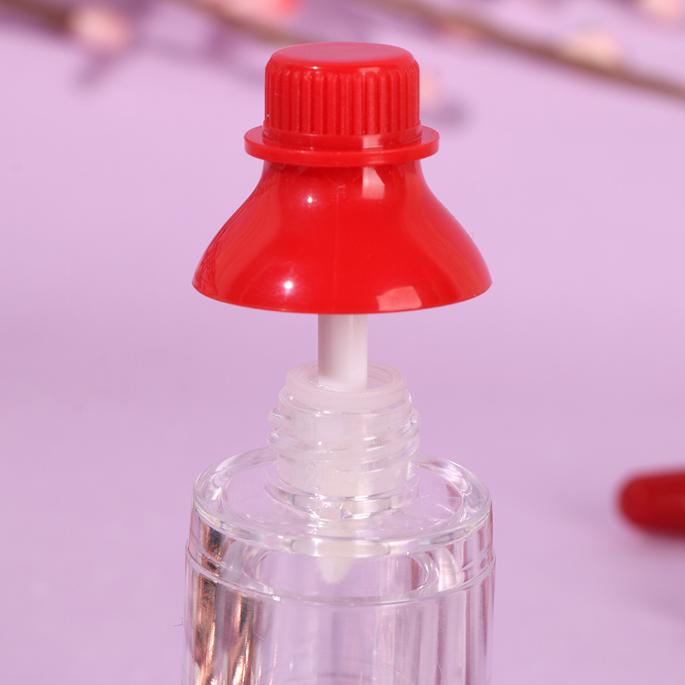2020 5ml Novelty Beverage Bottle Lip Gloss Tube Bottle Empty Lipstick Tube Plastic Transparent ...
