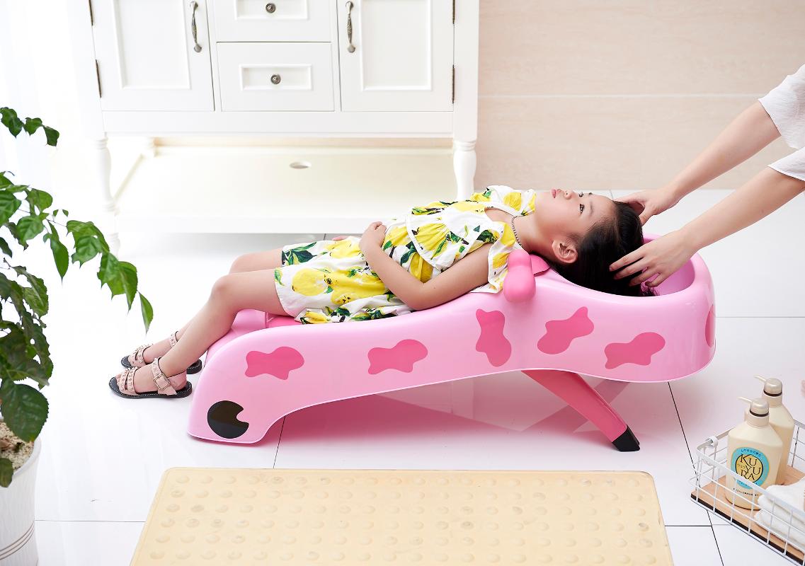 

Children Shampoo comfortable Household Adjustable Child Shampoo Bed Baby Chair