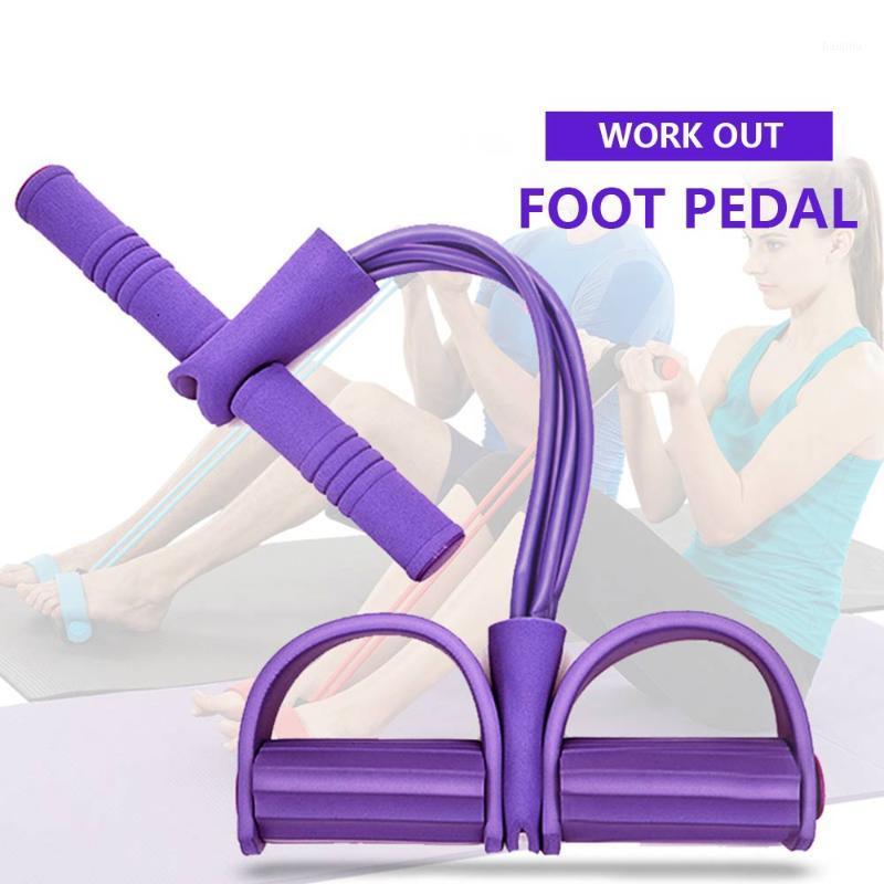 

4 Tubes Elastic Pull Rope Multifunctional Resistance Bands Latex Pedal Workout Home Gym Sport Training Equipment1