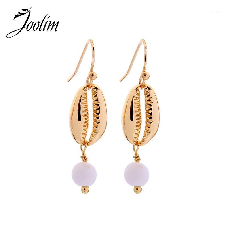 

Dangle & Chandelier Joolim Cute Shell Shape Drop Earring Fashion Jewelry Wholesale1
