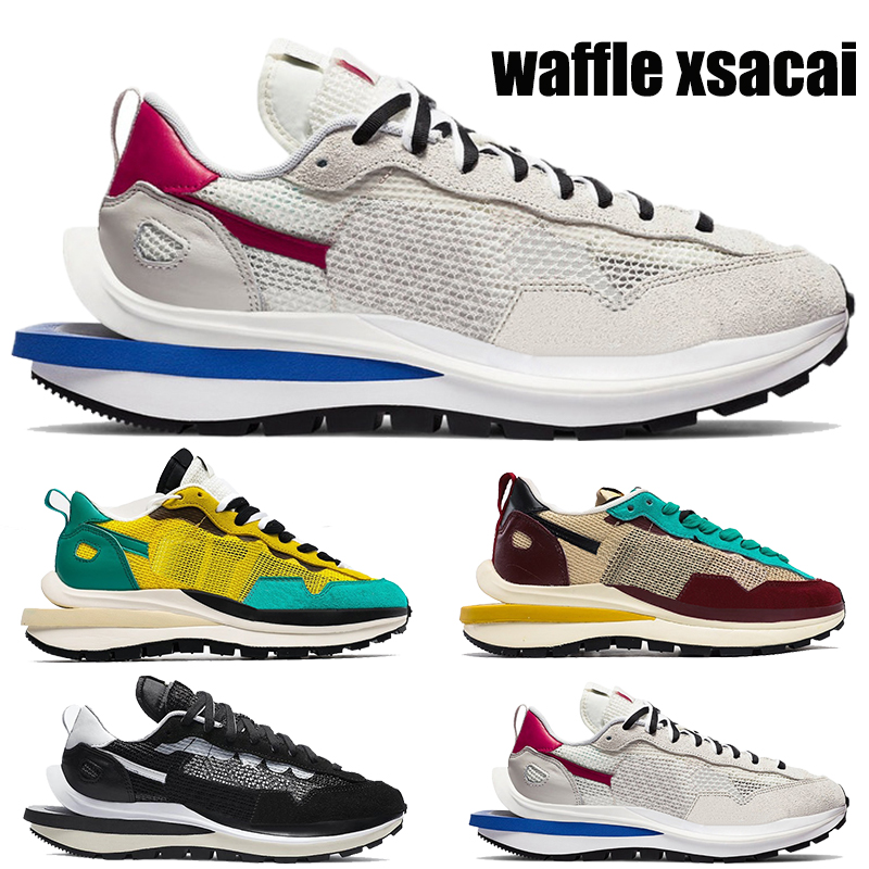 

Top waffle xsacai 2.0 mens running shoes triple black white smoke grey Sport Fuchsia Game Royal Tour yellow stadium green men sneakers, Waffle xsacai sport fuchsia game royal