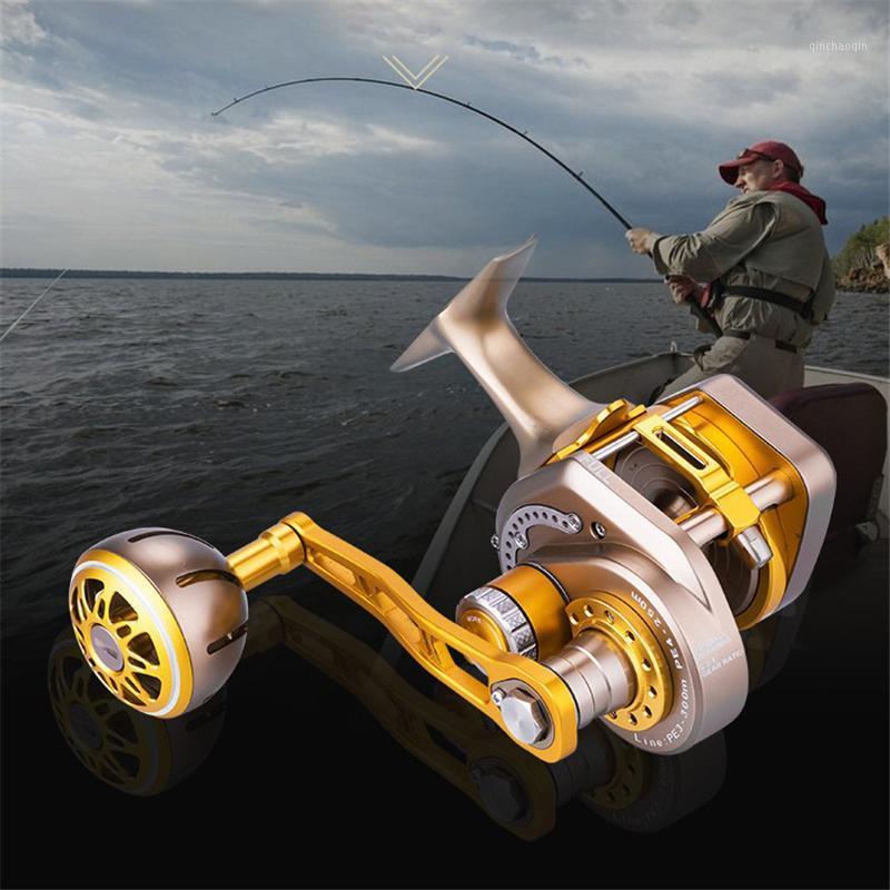 

TG 1500 Fishing Reel Automatic Line Guide Saltwater Boat Fishing Reel Metal Slow and fast CNC Aluminium Full Metal 13+2BB1