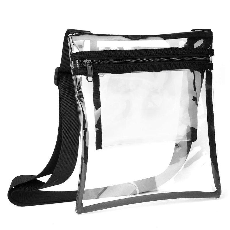 

Fashion TPU Clear Crossbody Messenger Bag Transparent Handbag for Men Women Outdoor Travel 28GD