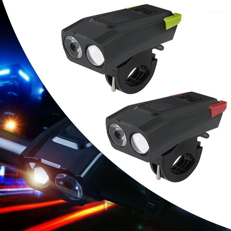 

1 Pcs 4000mAh Bicycle Front Light USB Rechargeable Smart Headlight with Horn 800 Lumen LED Bike Lamp Bike Accessories1