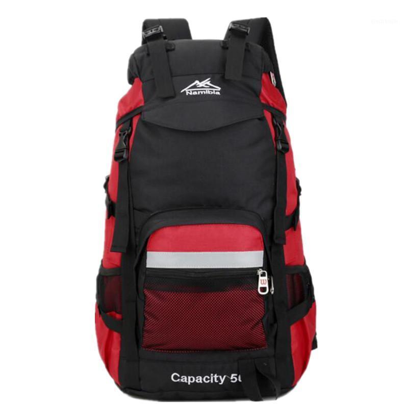 

Hot Camping Hiking Backpack Sports Bag Travel Trekk Rucksack Mountain Climb Equipment 50L for Men Women males Teengers1, Black