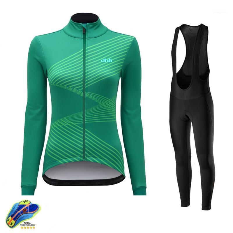 

DHB Lady Cycling Jerseys 2020Pro Team Bike uniform Women's Cycling Clothing MTB Bib long Bike Jersey Set Ropa1