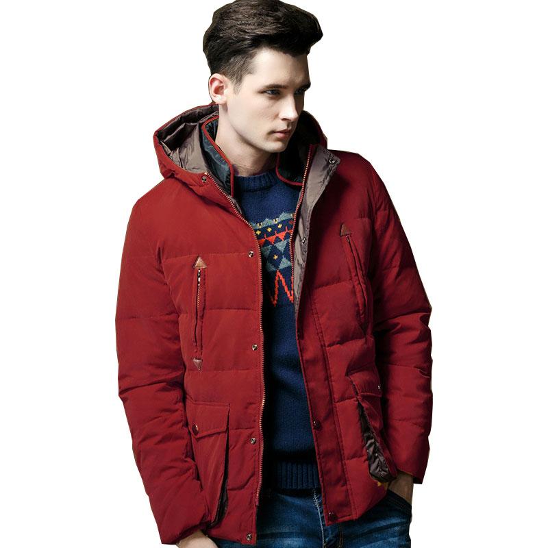 

Winter Cotton Jacket Men New Coat Hooded Top Quality Brand Clothing Long Male 3 Colour, Yellow