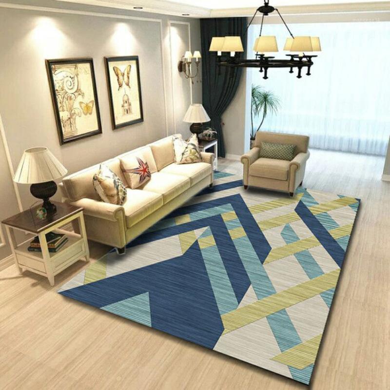 

New Bohemia Style Washable Carpet Rug For Living Room Modern Printing Geometric Floor Rug Carpet For Parlor Mat Bedroom Washroom1