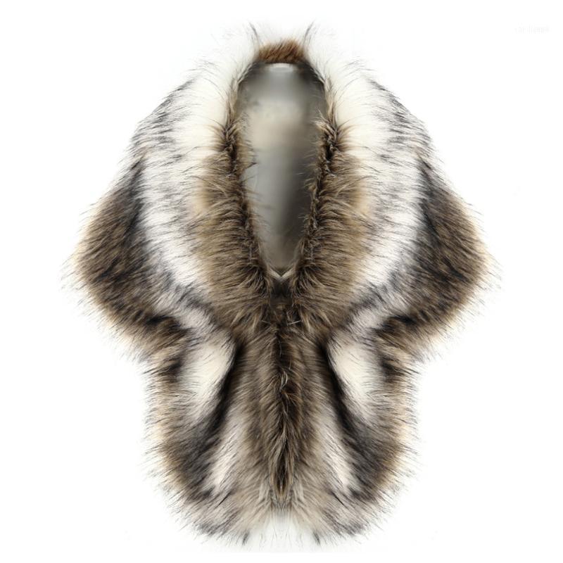 

New 2018 Women Ladies Luxury Faux Fur Vest Coat Winter Wharm Thick Elegant Bridal Wedding White Fur Shawls Capes Jacket H111, 01