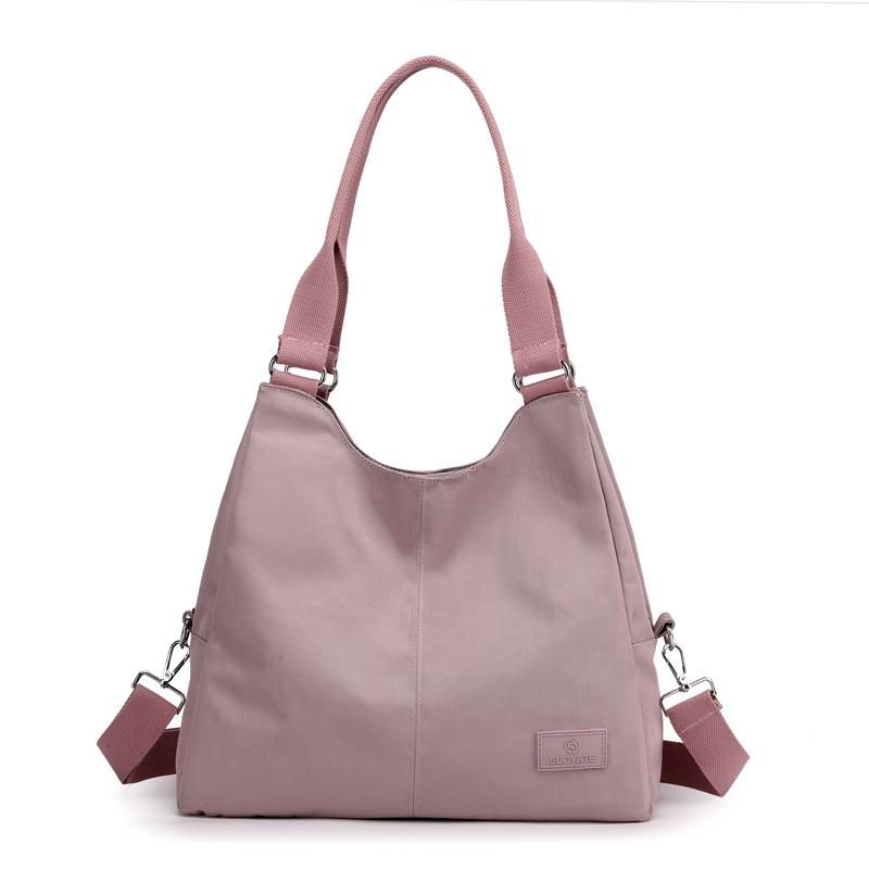 

2021 Causual Fashion Messenger Bag Women Shoulder Bag Nylon Handbag Large Capacity Small Fashion Women's Tote Shopping, Black
