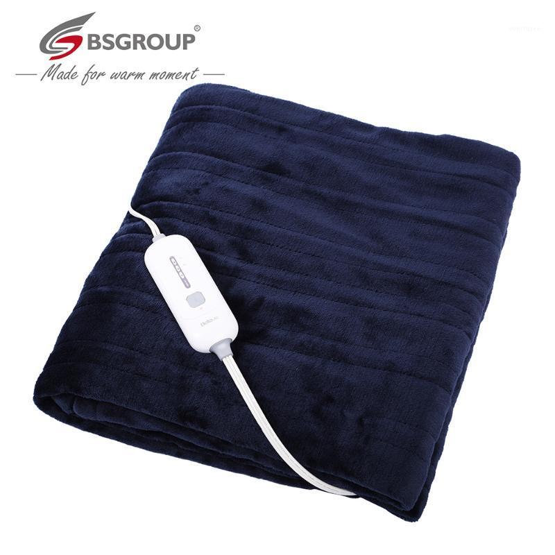 

110V 50x60'' Soft Flannel Heating Throw Blanket Electric Heated Thermal Blankets Auto Shut Off Grey Queen Size Washable US Plug1