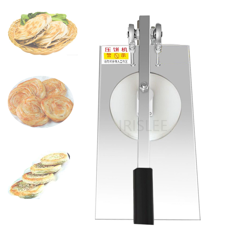 

stainless steel latest models Hand Pressure Pizza Dough Press Hand Pressure Ratio Pizza Flattening Machine