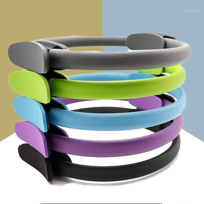 

Quality Yoga Pilates Ring Magic Wrap Slimming Body Building Training Heavy Duty PP+NBR Material Yoga Circle 5 colors #dfh1, Black