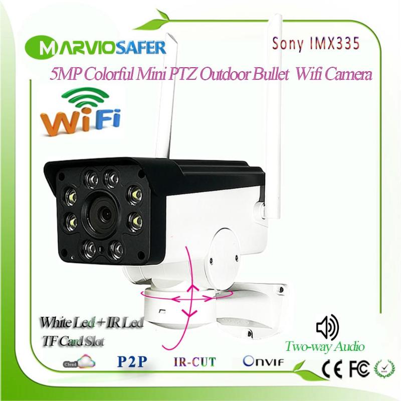 

H.265 5MP Human Tracking wifi Outdoor Wireless Mini PTZ Network IP Camera, Onvif TF Card Slot Two-way Audio Sony IMX335