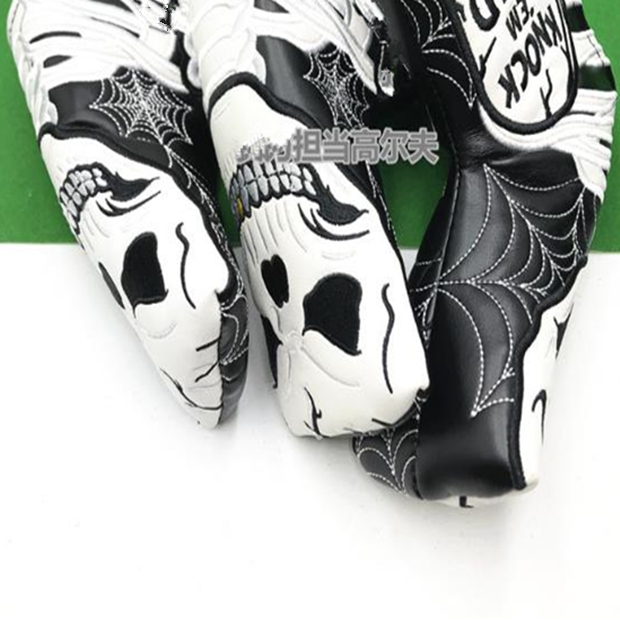 

have stock ! outdoor fashion skeleton golf headcover new arrival limited sale 2021 golf cover golf putter covers free shipping