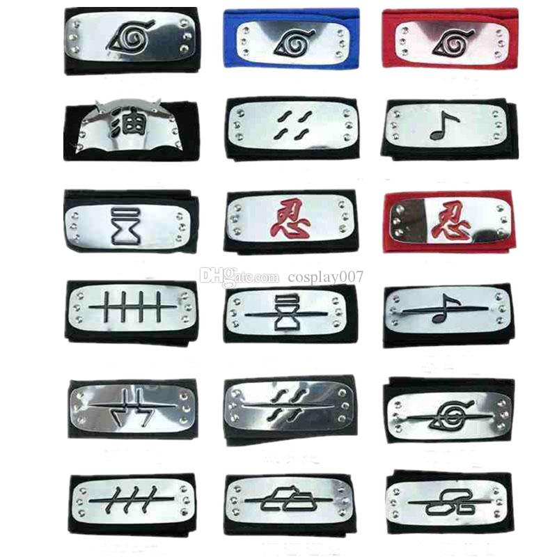 

Naruto Headband Japanese anime Naruto halloween Masquerade Mardi Gras / Carnival Headband cosplay accessories, Multicolour