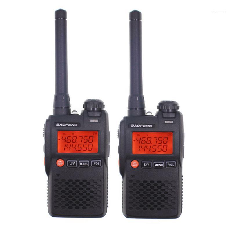 

2PCS BaoFeng UV-3R Dual band radio 136-174&400-470MHz with 1500mAh Battery Walkie Talkie1