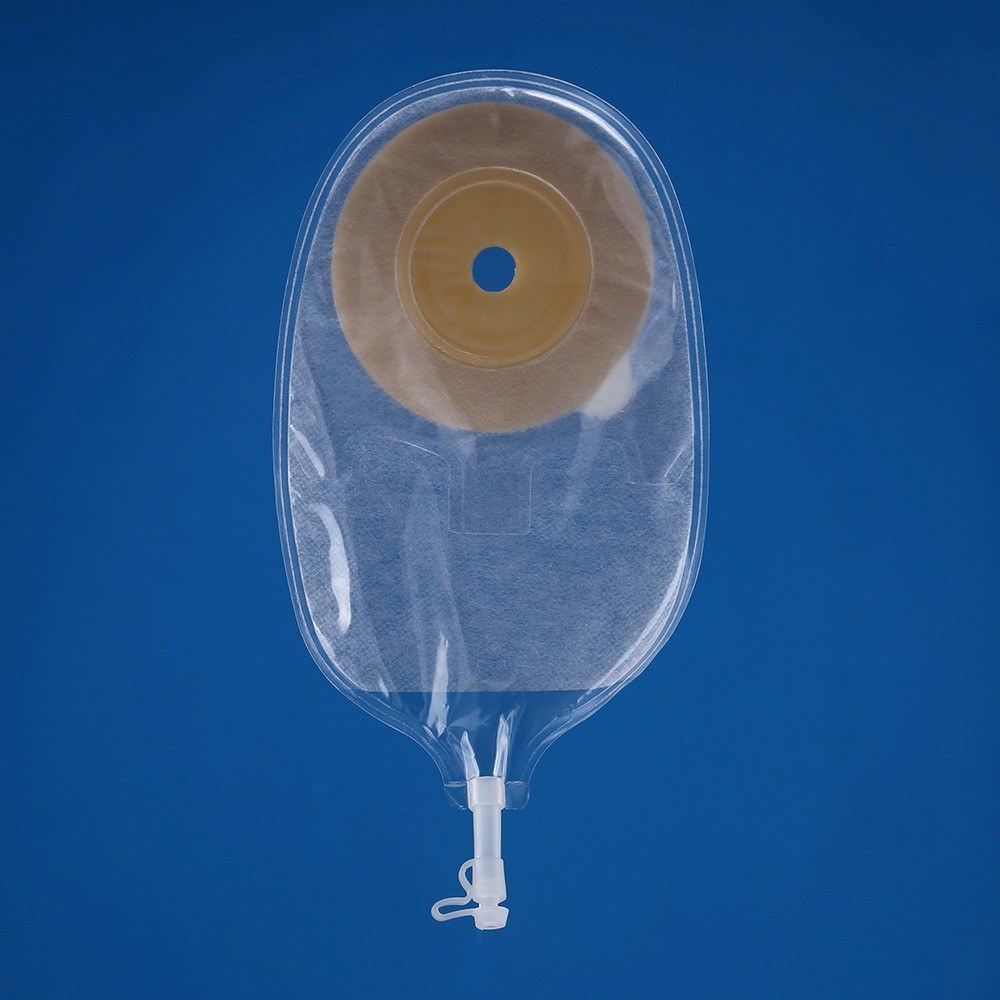 

One piece Urostomy Bag Urostomy Pouch for Urinary Stomas Nephrostomy Bladder Fistula Care Cap-type Stopcock Cut-to-Fit Reusable Pouch