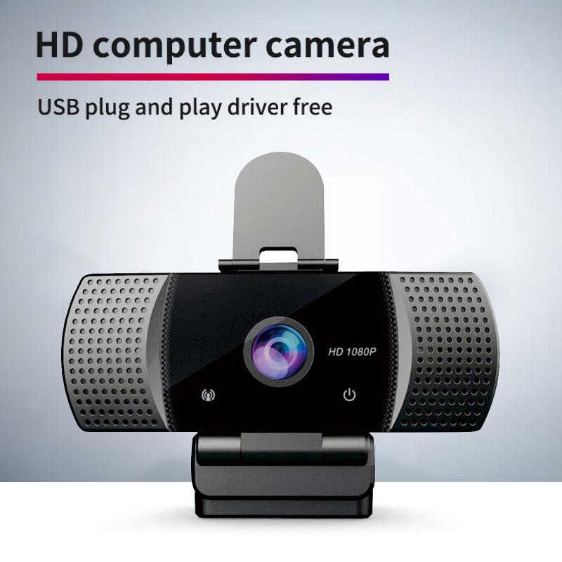 

HD 1080P USB WebCam Built-In Noise Cancellation Microphone Dynamic Resolution High-end Video Call Camera Dropshipping