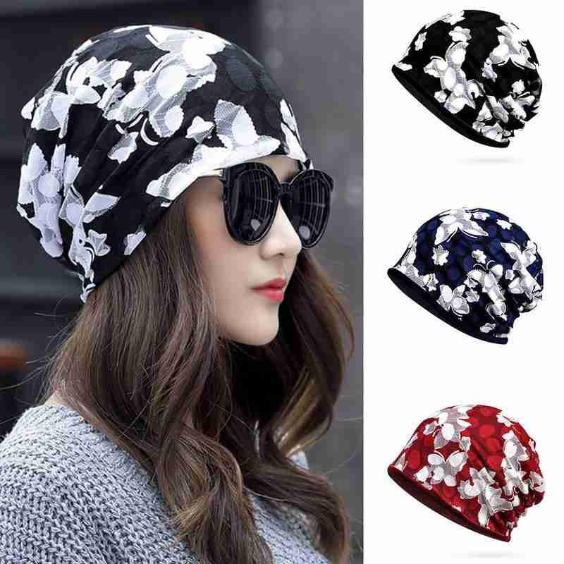 

Beanies Hat Knitted Scarf Face Mask Skullies And Beanies Scarf Winter Velvet Bonnet For Unisex Ski Dual-use Print Hat
