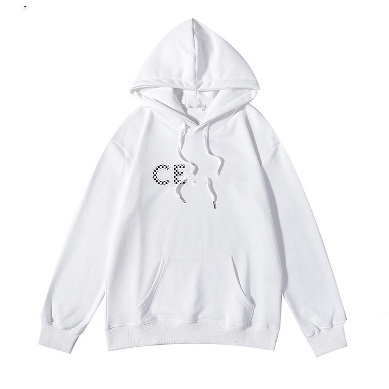 

Luxury Brand Hoodies Autumn Unisex Brand Logo Sweatshirts Tops Original Quality 100% Cotton Casual Pullover, Black