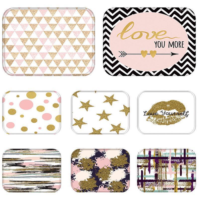 

Cushion/Decorative Pillow Pink Feather Kitchen Entrance Door Mat Coral Velvet Carpet Rubber Colorful Gold Indoor Floor Mats Non-Anti-Slip Ru