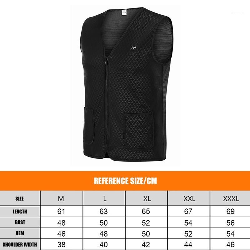

Winter Warm Women Men USB Charging Heated Vest for Outdoor Fishing Hunting Intelligent Electric Heating Clothes Sleeveless Jacke1, As pic