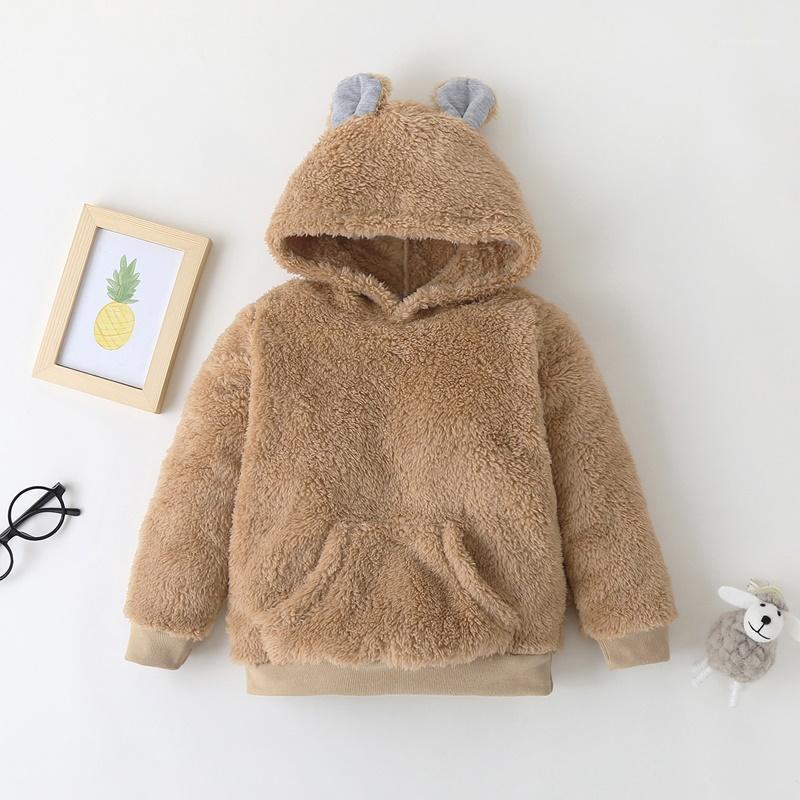 

Baby Winter Clothes Kids Winter Clothes Solid Cute Cartoon Bear Hoodies Long Sleeve Baby Boy Coat Warm Kids Jacket 1-6Y1, Yssy0005-bn
