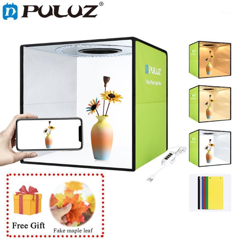 

NEW Increase Brightness Ring Lightbox Portable Shooting Box Dimmable Photo Studio Photography Softbox Fotografia Tent 30*30 cm1