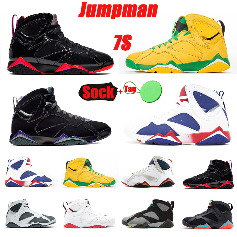 

Jumpman 7 7s mens basketball shoes sneakers Flint Patent Ray Allen Ducks Bordeaux Trophy Room Barcelona Patent Alternate Mist men outdoor trainers sports shoe, Pay for box