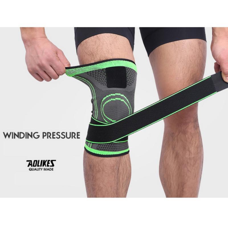 

Keen Support Outdoor Sports Compression Knee Pads Gym Fitness Leg Protector Bandage Breathable Sports Safety Knee Brace