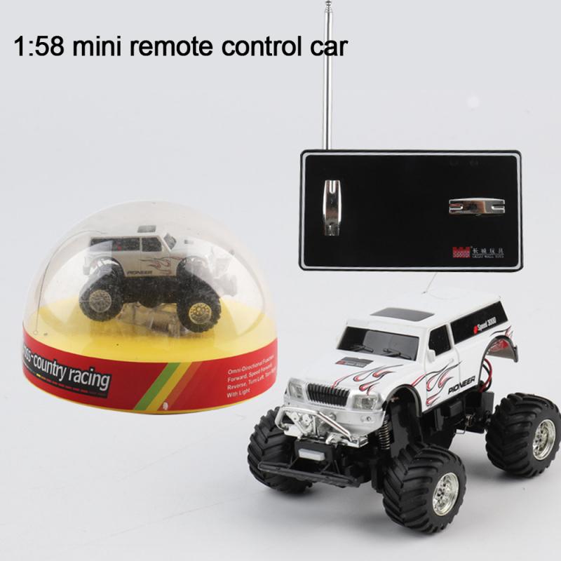

RC Cars MINI Remote Control Toys Car Can Be Charged 1:58 Off-road Vehicle High Speed Car LED Light Vehicles Children Xmas Gift