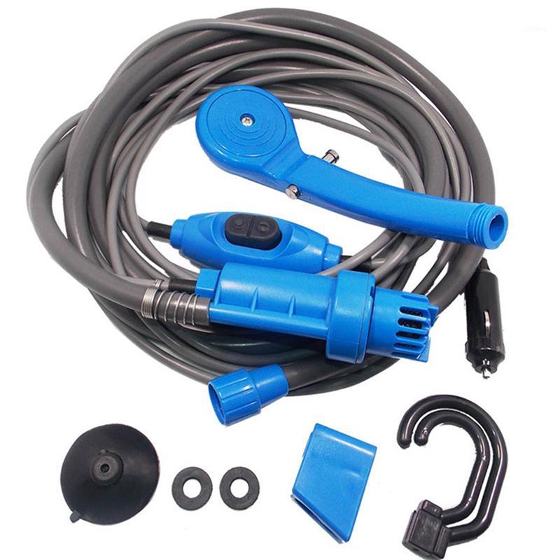 

1 Set Portable Car Washer 12V Camping Shower DC Car Shower High Pressure Power Washer Electric Pump For Outdoor Camping Travel1