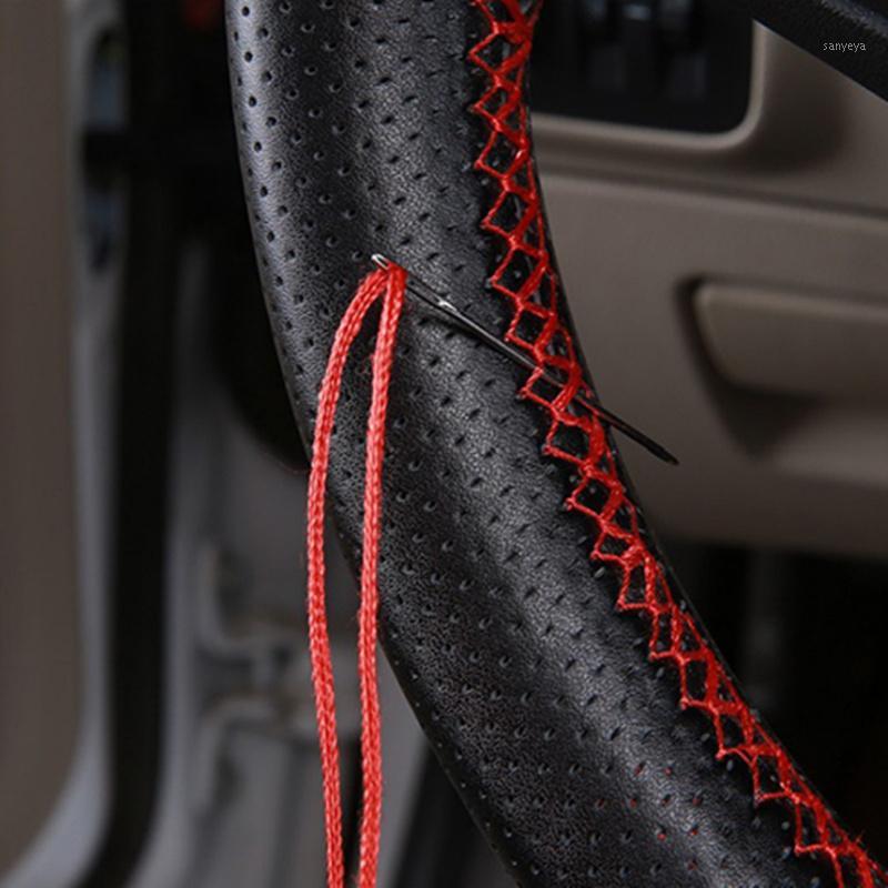 

2020 Car Steering Wheel Cover Artificial Leather Car Styling for 2 3 5 6 CX-3 CX-4 CX-5 CX5 CX-7 CX-9 Atenza Axela1