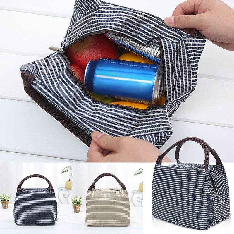 

Insulated Lunch Bag for Women Compact Reusable Tote Cooler Bag Lunch Pail L0826